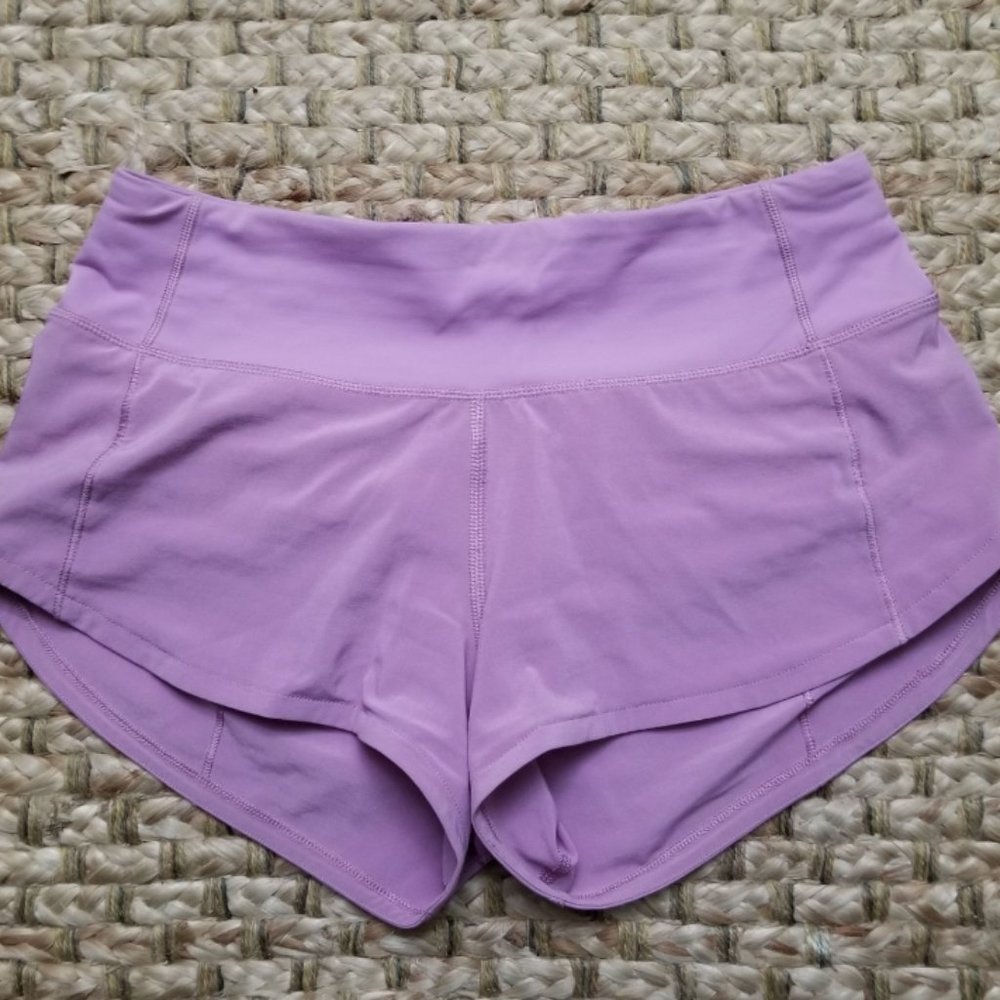 LULULEMON Jubilee Speed Shorts Sz 0
